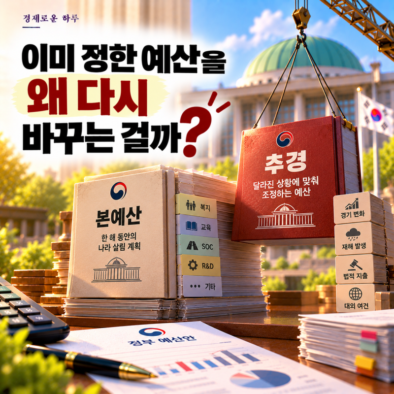 추경, 이미 정한 예산을 왜 다시 바꾸는 걸까?