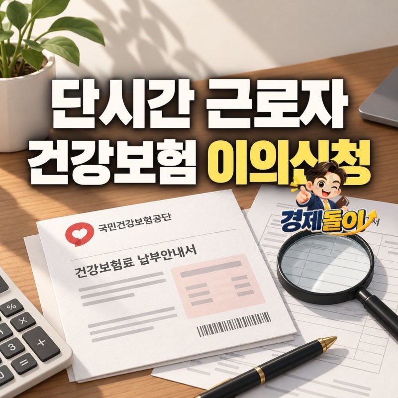 단시간 근로자 건강보험 이의신청 절차 조건 핵심 정리