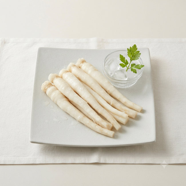 도라지손질 아린 맛 빼는 소금물 우림과 아삭함 살리는 팁
