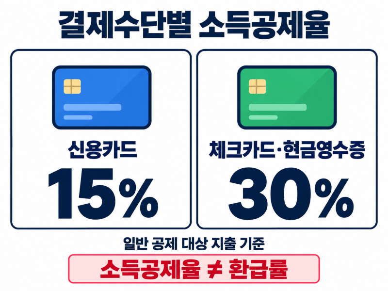 연말정산 신용카드 체크카드 사용 비율, 남은 석 달 어떻게 쓸까?