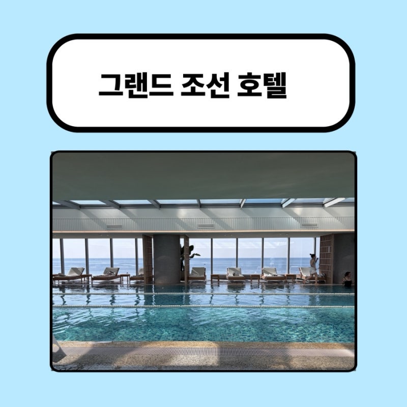 수영인이라면 꼭 가봐야 할 해운대 호텔, 그랜드 조선 부산 조식 수영장 그랑제이