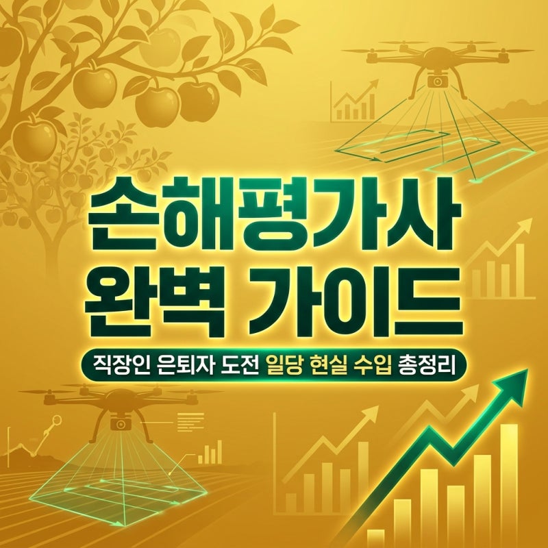 [국가전문자격증 #10] 직장인과 은퇴자를 위한 손해평가사 도전, 시험 난이도와 일당 및 현실 ....
