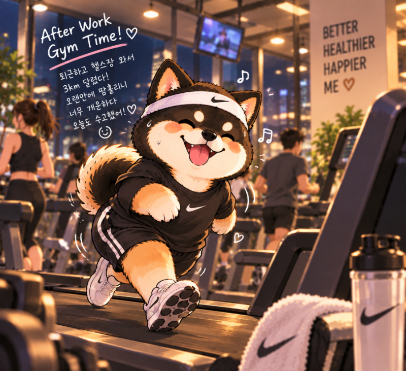 2026.10.07 영어일기┃ I was going to work out this morning, but I ended up staying home.