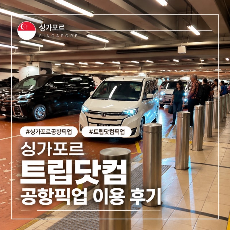 [싱가포르 자유여행] 트립닷컴 창이공항 택시 픽업 서비스이용 후기 (비용, 픽업장소)