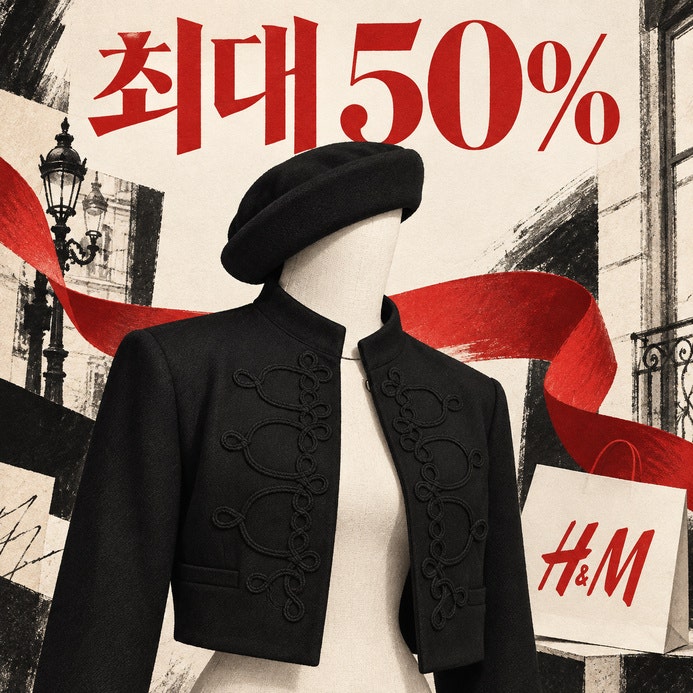 H&M 미드 시즌 세일, 최대 50% 할인 언제까지?
