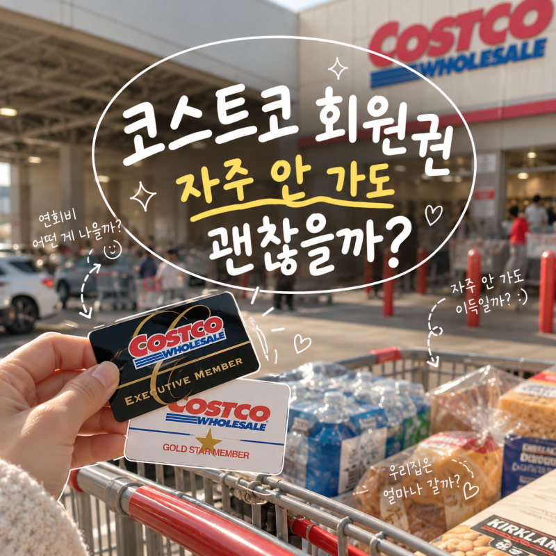 코스트코 회원권 끊기 전 망설였던 한 가지, 우리 집은 자주 갈 수 있을까