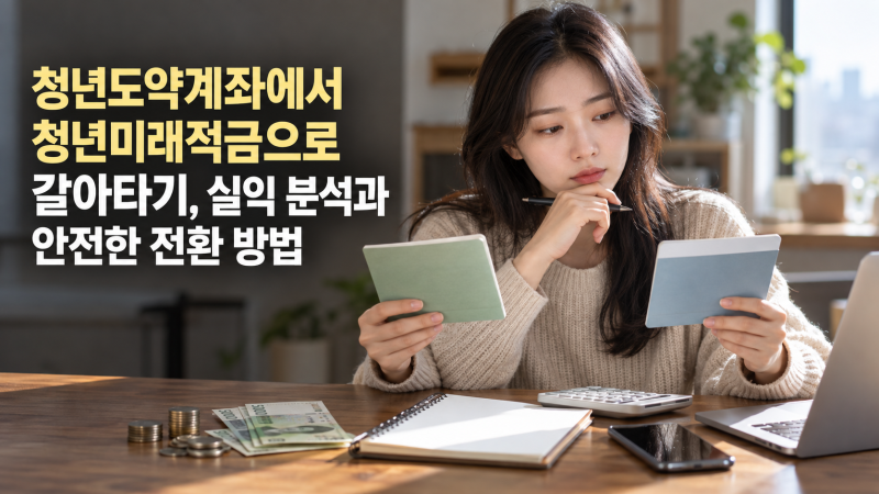 청년 미래 적금 갈아타기 비교, 청년도약계좌 해지 전 꼭 확인해야 할 절차