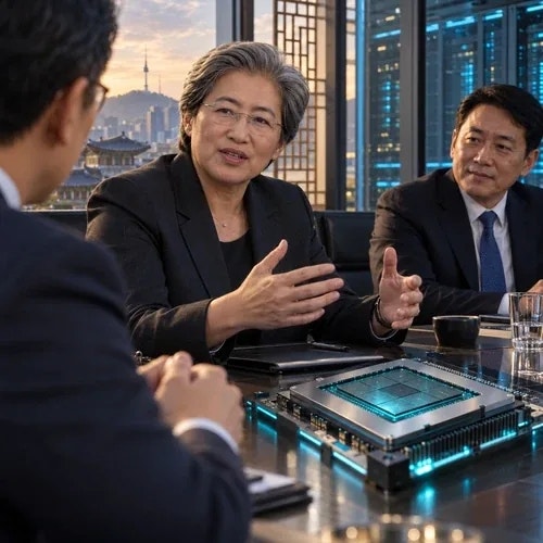 엔비디아 독주 끝? 리사 수 AMD 회장 7개월 만에 방한, 한국 AI 동맹 핵심 전략 파헤치기!