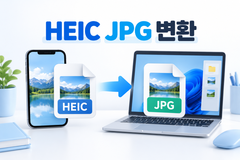 HEIC JPG 변환 방법｜아이폰 사진이 PC에서 안 열릴 때 확인 순서