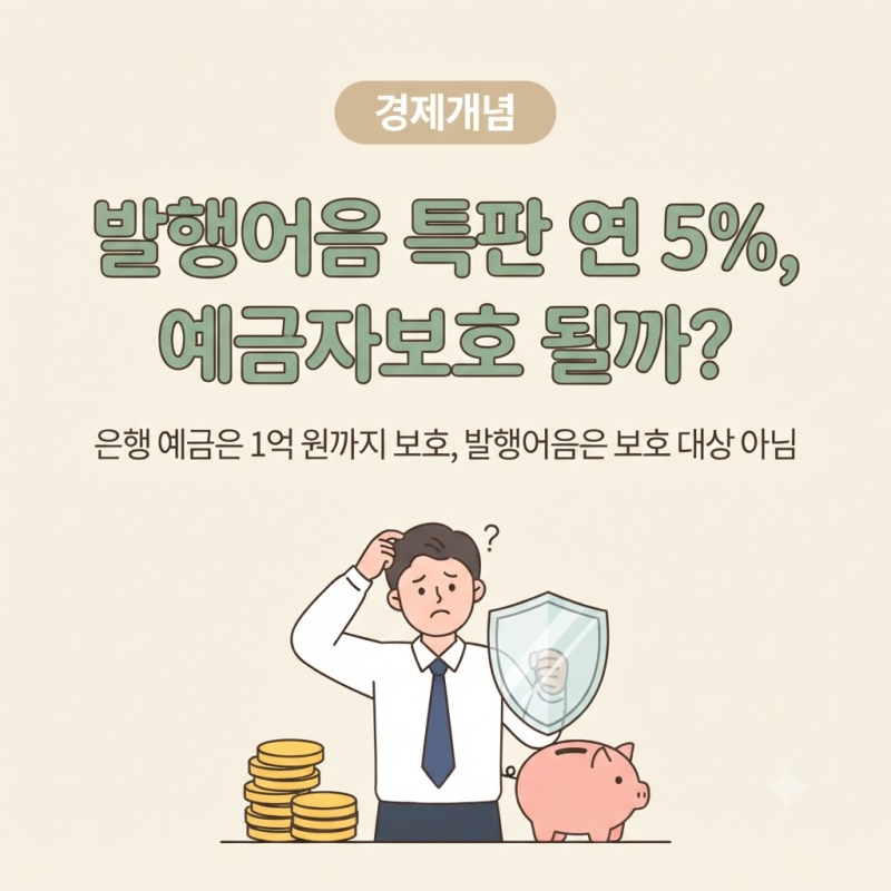 증권사 발행어음 특판 연 5%, 예금자보호 될까? 은행 예금과 다른 점 정리