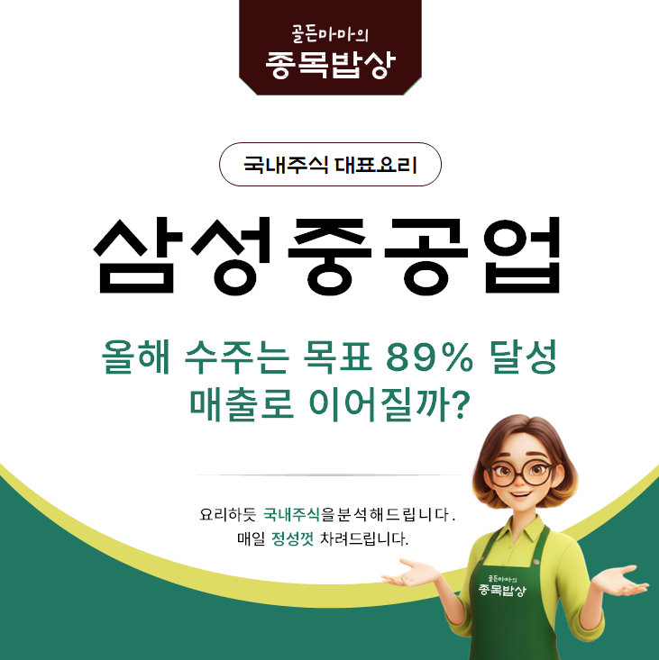 삼성중공업 주가 - 상선 수주 140% 채우고 LNG선박 2척까지 매출로 이어질까 주가가 흔들려서 ....