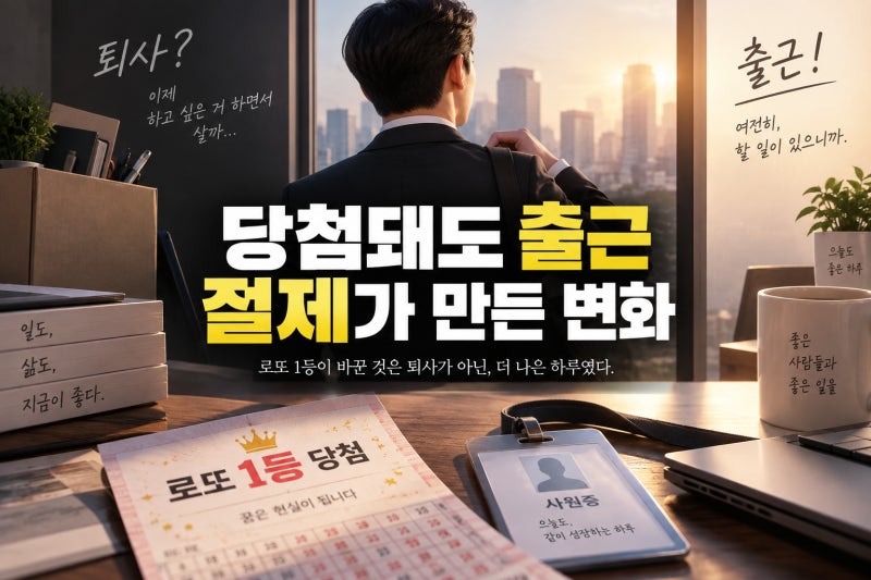 이준혁, 로또 1등으로 증명한 절제의 미학은 왜 통했을까