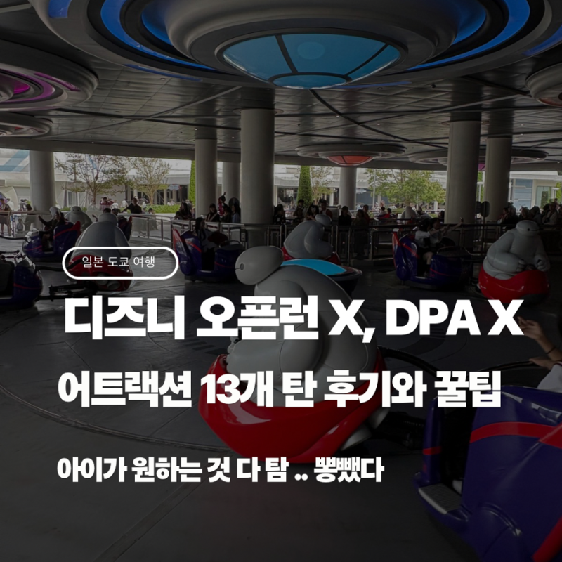 도쿄 디즈니랜드ㅣDPA 없이, 오픈런도 안 했는데… 어트랙션 13개 탔어요