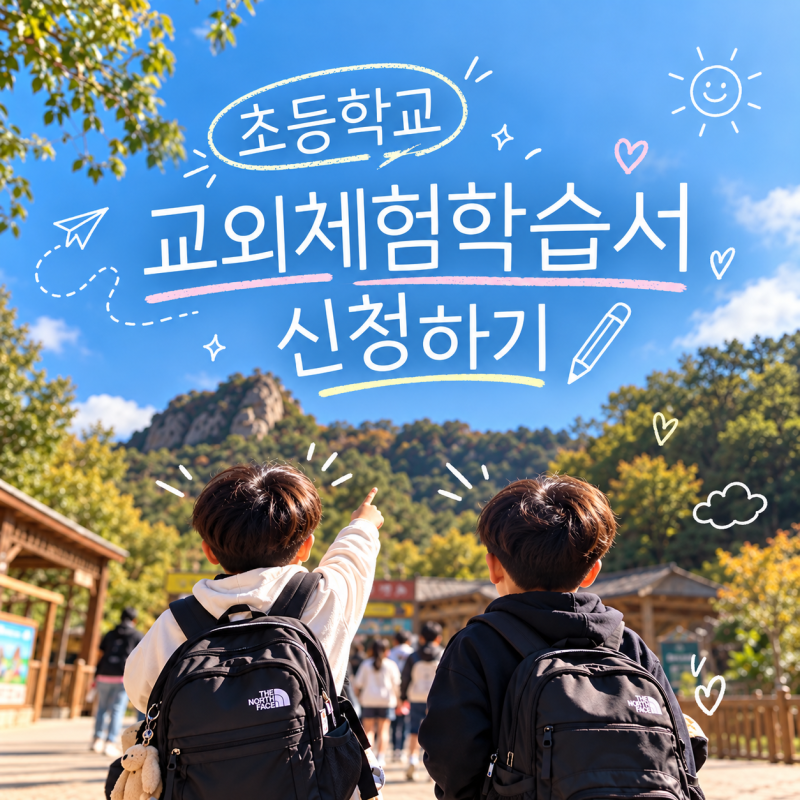 초등학교 교외체험학습 신청서 가족여행 전 꼭 확인! 신청방법·작성법·보고서까지