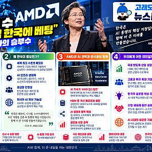 AMD 리사 수 "AI 동맹 거점 한국에 베팅" — 엔비디아 대항마의 승부수