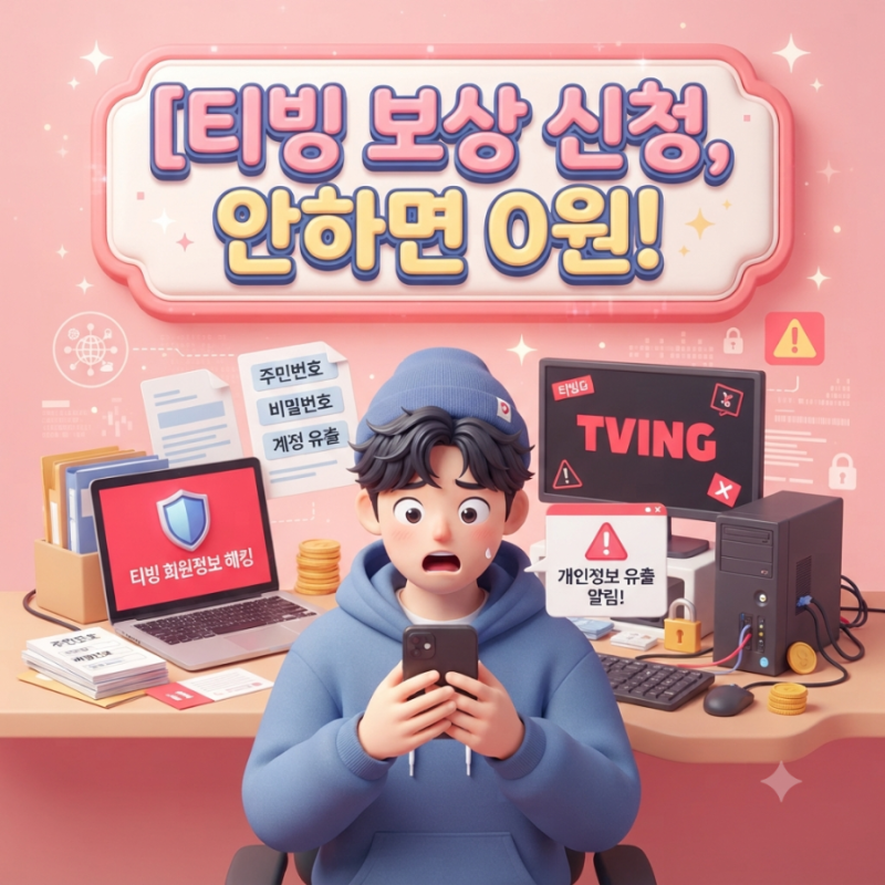 티빙 보상 신청 10월 30일까지 연장! 안 하면 0원입니다