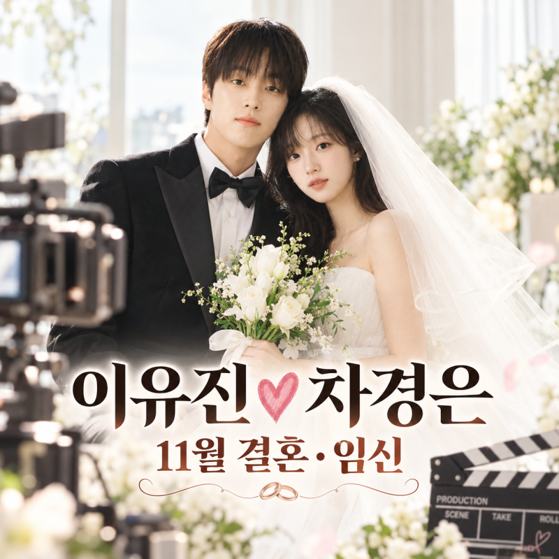이유진 차경은 결혼·임신, 11월 14일 부부 된다…5개월 러브스토리