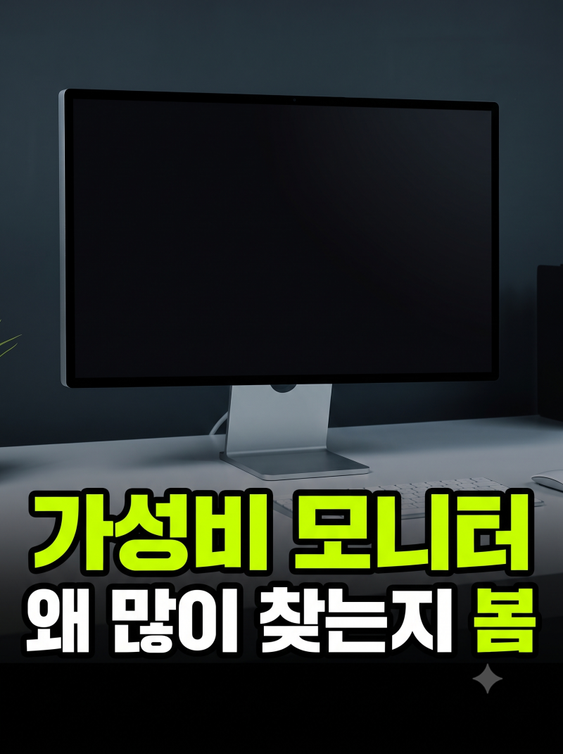 10만원대 모니터 추천 주연테크 V27FX 가정용 사무용으로 딱