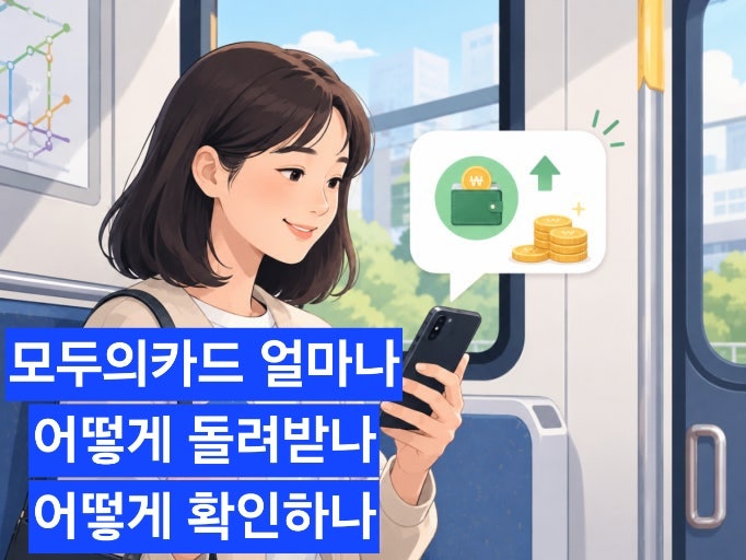 K-패스 모두의카드 환급 확인 방법, 지급내역과 실제 입금 맞춰보기