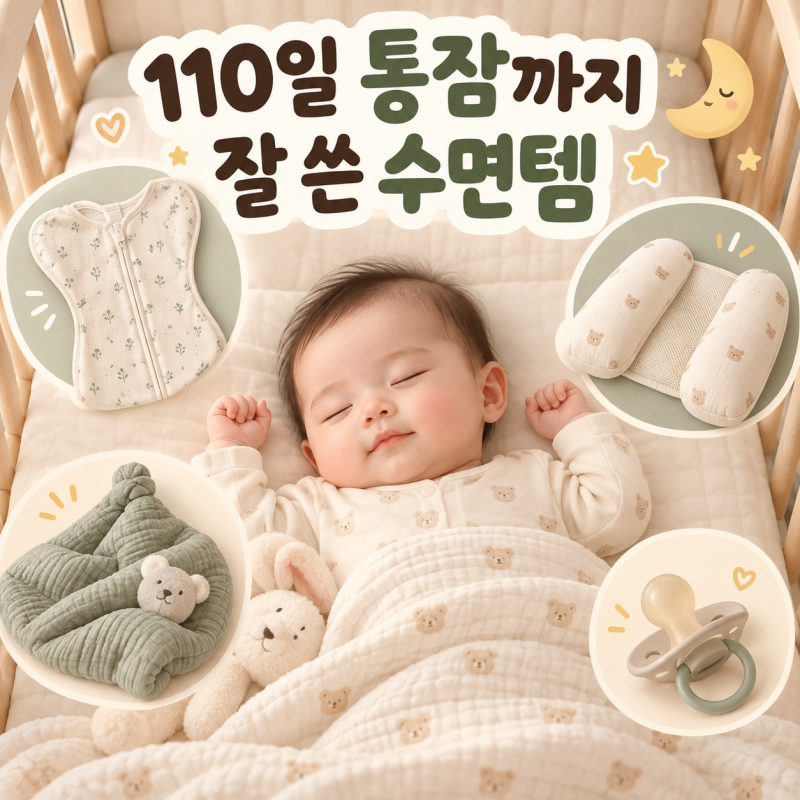 [육아는템빨] 스와들업 다음엔 뭘 입히지?｜아이 수면템 변천사