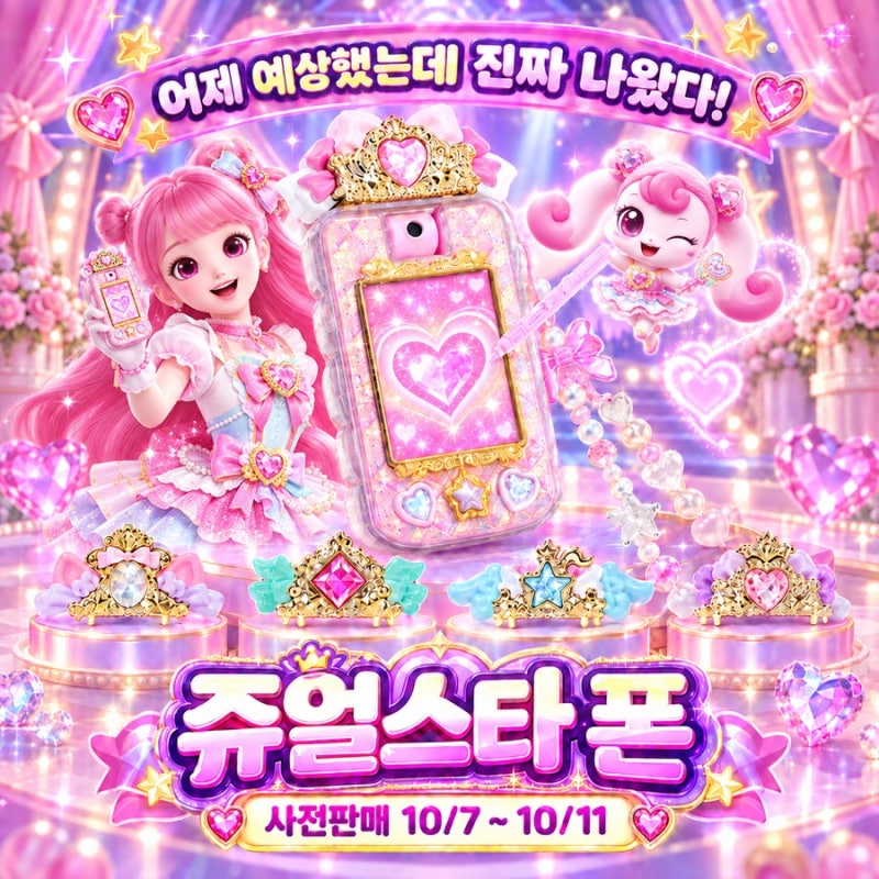 쥬얼스타캐치!티니핑 요술봉에 폰까지 ㅣ쥬얼스타 폰 가격·기능 총정리