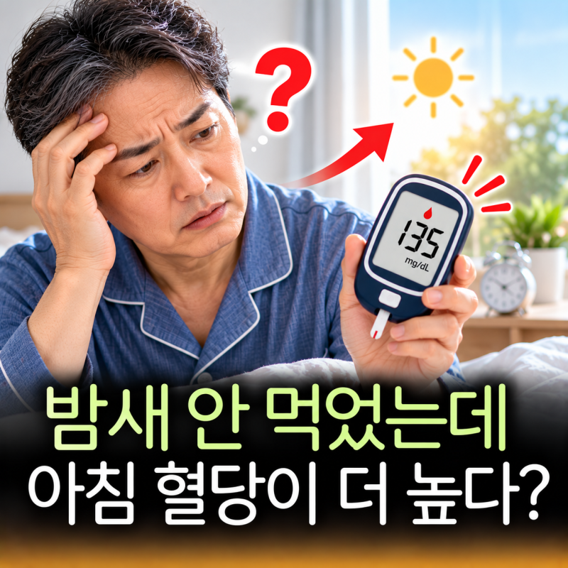 「“밤새 아무것도 안 먹었는데…” 아침 공복혈당이 더 높다, 도대체 왜 그럴까요?」
