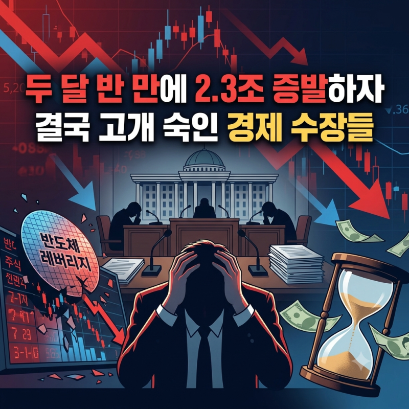 개미는 2조 3000억 날렸다 삼성전자·하이닉스 레버리지에 몰렸던 개미들의 씁쓸한 성적표