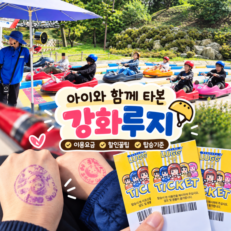 강화도 루지 8살 아이와 처음 타본 후기, 이용요금부터 할인꿀팁까지