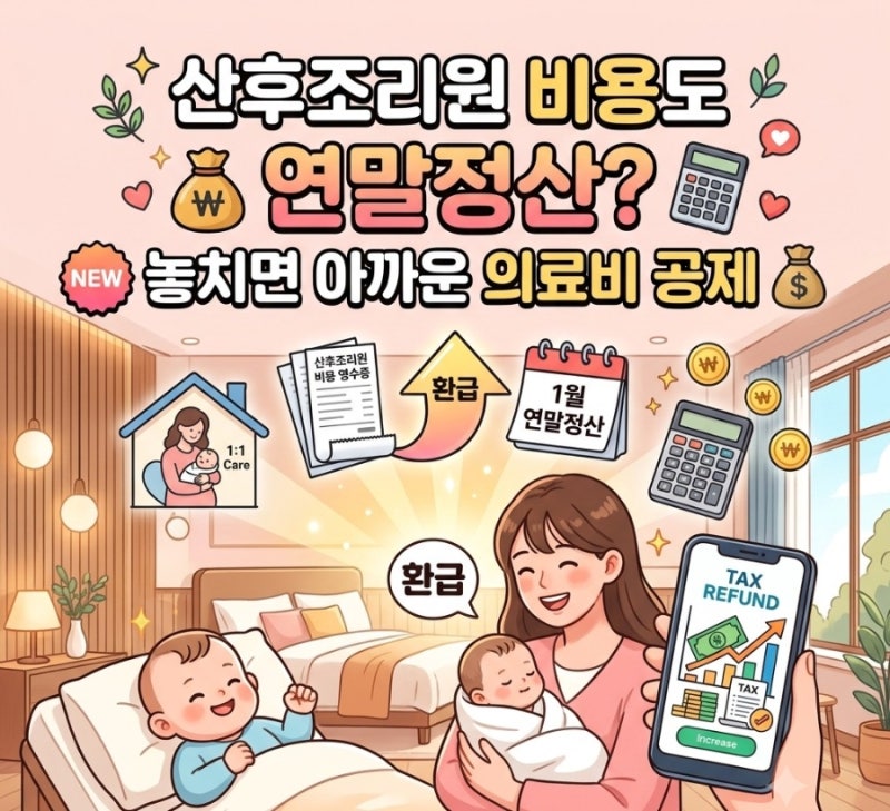 산후조리원 비용도 연말정산? 놓치면 아까운 의료비 공제