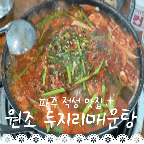 파주맛집 : 파주 적성 원조 두지리매운탕 본점