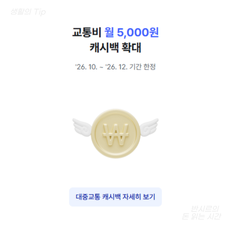 케이뱅크 ONE 체크카드, K패스에 월 5,000원 더 준다