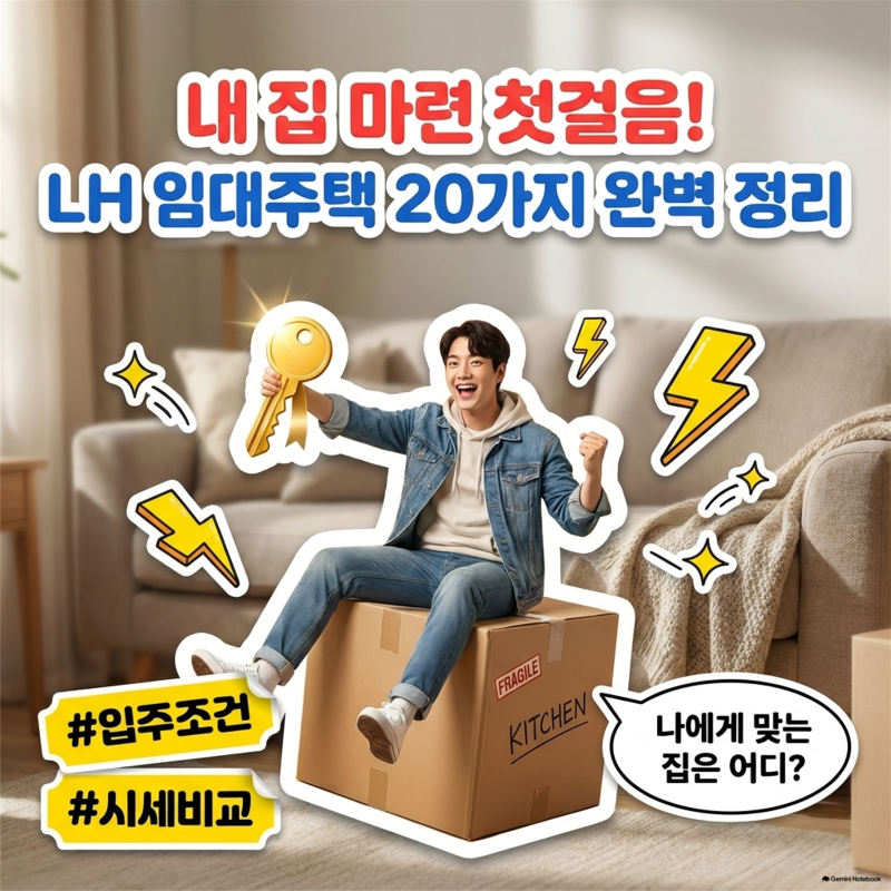 내집마련 첫걸음 LH 임대주택 종류 20가지 조건 완벽정리