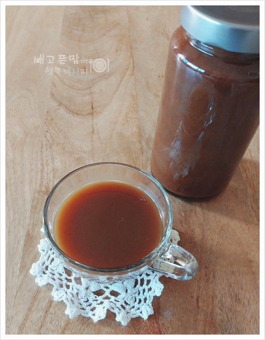압력솥으로 진한 대추고 대추차 만들기 요리 레시피