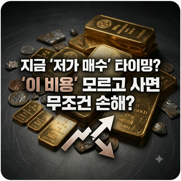 골드바 금테크 "지금이 저가 매수 타이밍?" '이 비용' 모르면 무조건 손해라는데