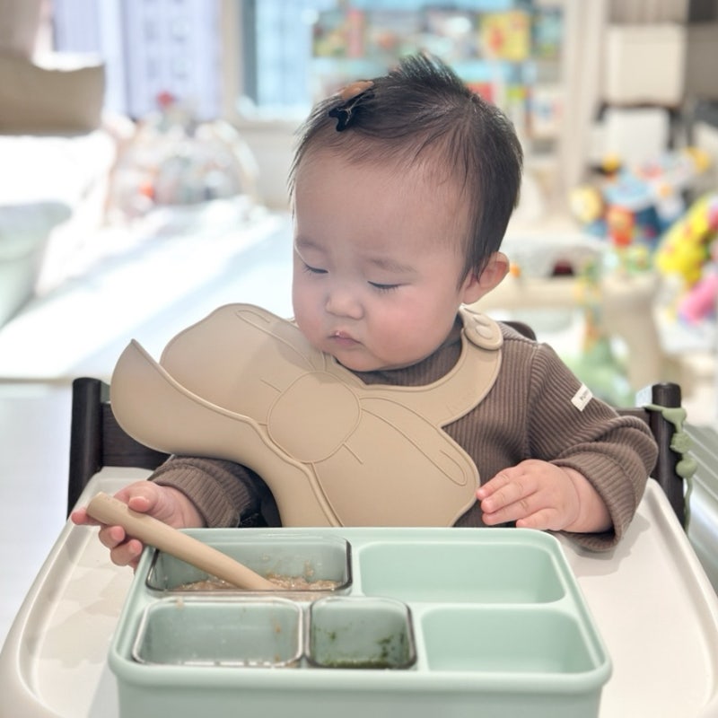 실리콘 에코젠 유아식판 코코릭 빰무 사용후기