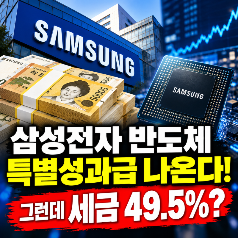 삼성전자 반도체 특별성과급 나온다…세금 49.5% 떼는 이유는?