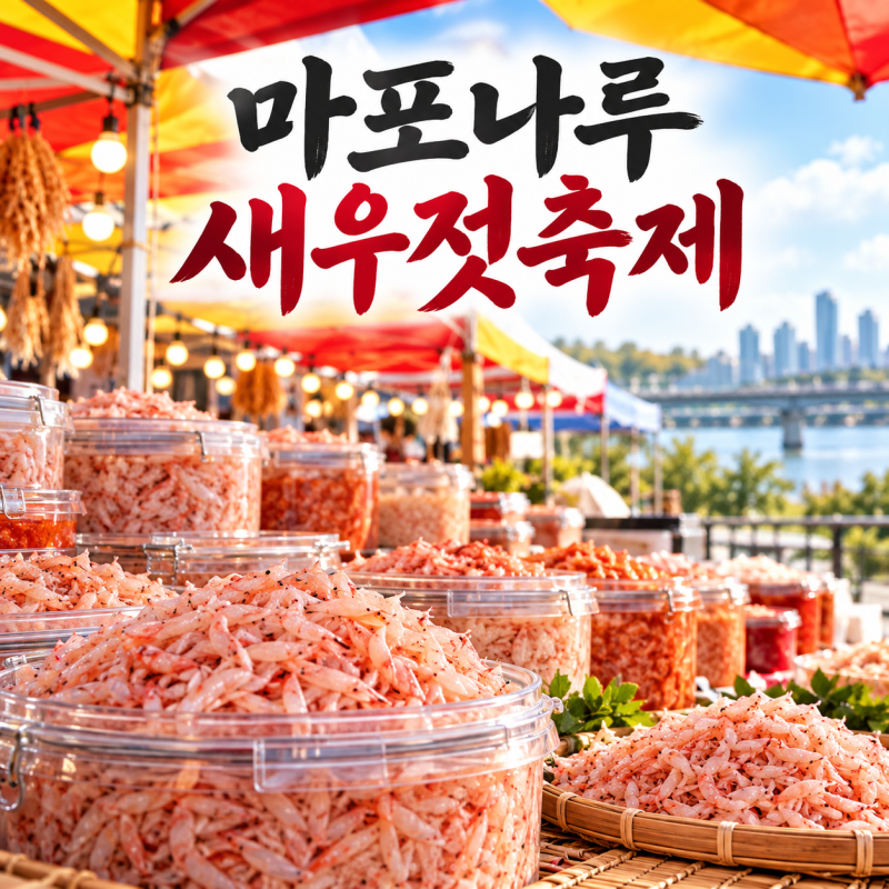 마포나루 새우젓축제 2026, 일정·장소와 장보기 포인트