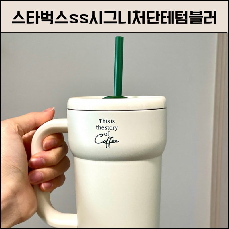 스타벅스 SS 시그니처 단테 텀블러 591ml 스타벅스텀블러 추천 내돈내산후기