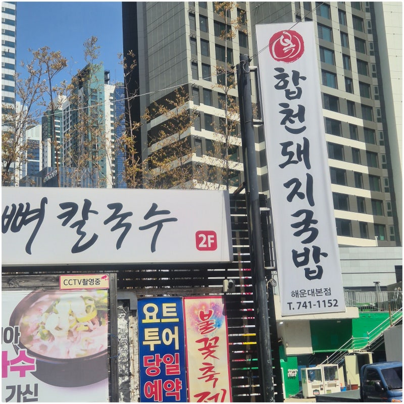 부산 국밥 맛집 해운대 점심 추천, 해장하기 좋은 합천돼지국밥 재방문 후기