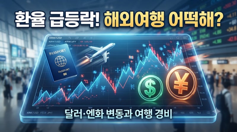 환율 1,340원대 진입, 해외여행·직구 지금이 기회일까, 엔화는 100엔 850원대
