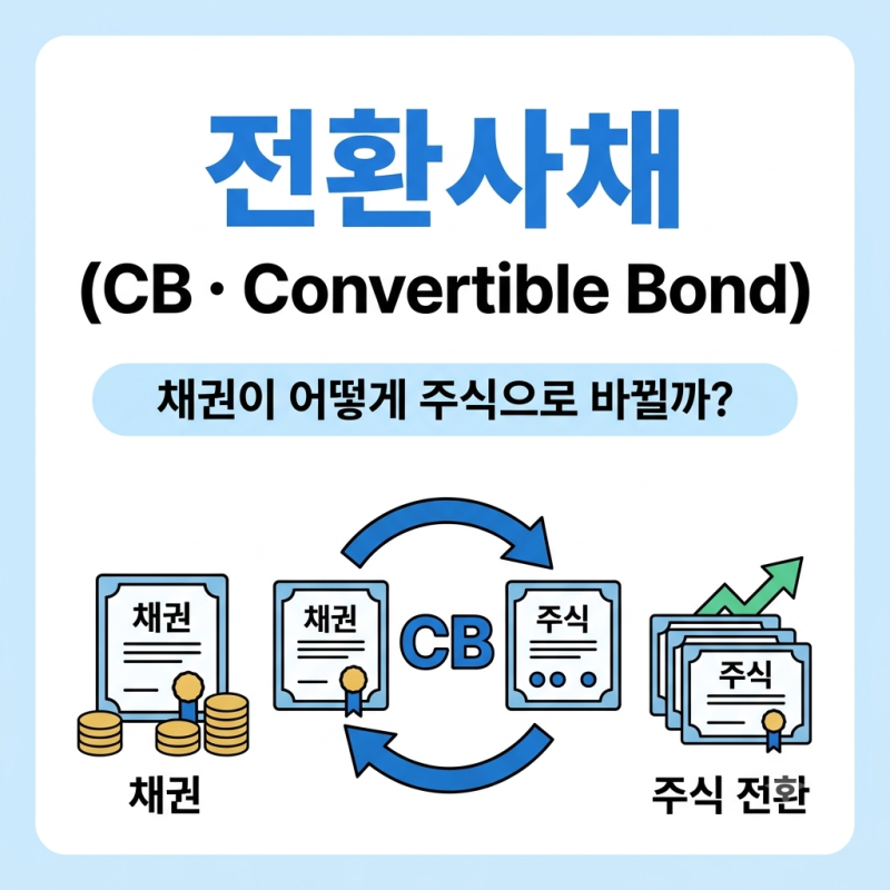 전환사채(CB, Convertible Bond)란? 채권이 어떻게 주식으로 바뀔까?