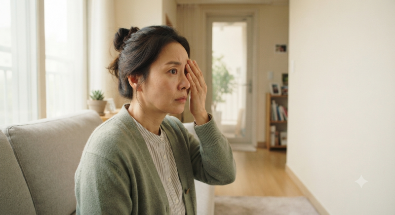망막박리 초기증상｜갑자기 검은 점과 번쩍임이 생겼다면