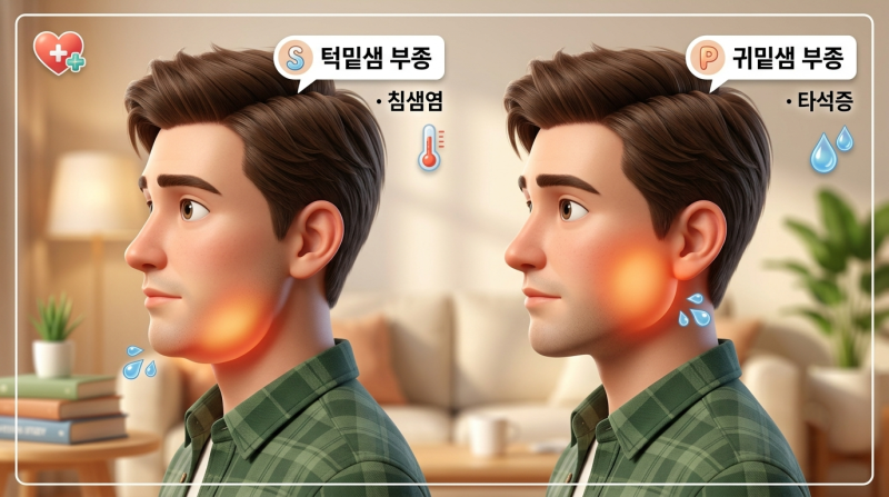 귀 밑·턱 아래가 찌릿하고 부어오른다면? '침샘염(타석증)' 증상 및 예방법