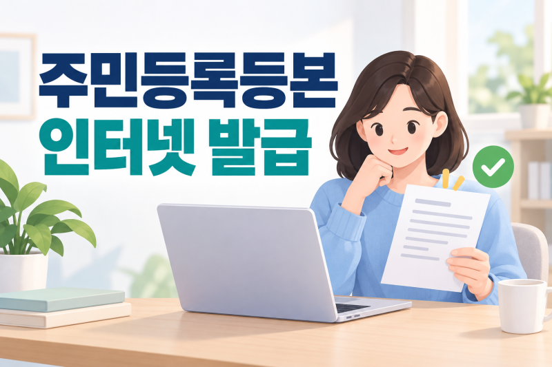 주민등록등본 인터넷 발급 방법: 정부24 선택 항목과 출력 전 확인