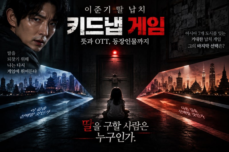 이준기 딸 납치 ‘키드냅 게임’ 뜻과 OTT, 등장인물