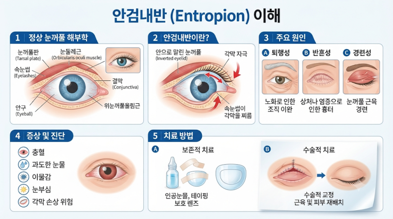 안검내반 증상, 속눈썹이 눈을 찌른다면? 유아부터 성인까지 알아두세요