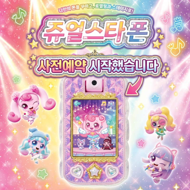 [티니핑시즌7] 쥬얼스타 캐치! 티니핑 쥬얼스타폰·하트샤인로드 사전예약 가격구매완료