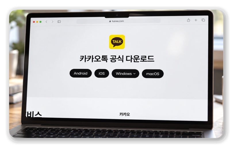 카카오톡 PC버전 다운로드 공식 홈페이지 설치하는 방법