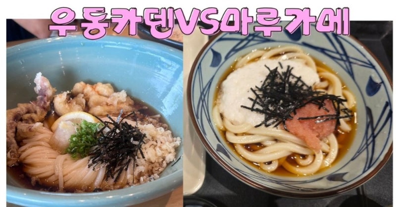 [잠실 롯데월드몰] 마루가메제면 솔직 후기: 우동카덴과 비교하면 어떨까? (웨이팅·튀김·냉....