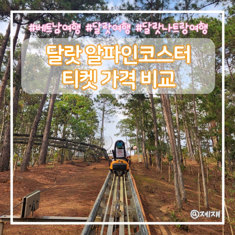 달랏 알파인코스터 티켓 가격 비교 다딴라폭포 가족여행 코스 후기